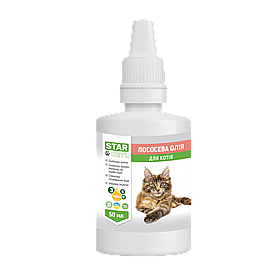 Лососева олія для котів 50мл Так