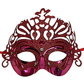 Маска венеція візерунки червона