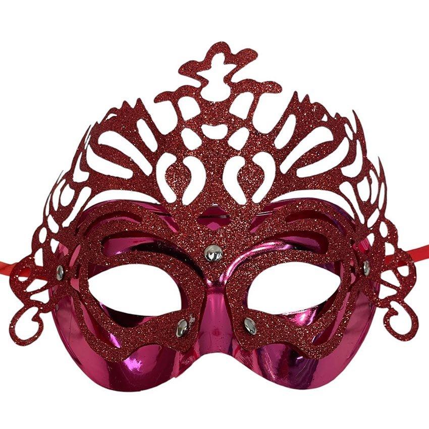 Маска венеція візерунки червона