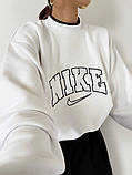 Світшот жіночий Найк двонитка Туреччина Оверсайз 42-46 48-50, фото 3