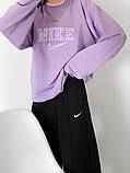 Світшот жіночий Найк двонитка Туреччина Оверсайз 42-46 48-50, фото 6