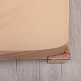 Простирадло "НАТХНЕННЯ" з резинкою Кремове, 120x200, фото 2