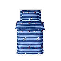 Постільна білизна ТЕП "Soft dreams" Тренди (синій), 50x70, підліткова