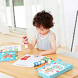 Пальчикові маркери DOT набір для творчості точкові, пальчикові фарби для малювання та живопису на водній основі, 3 кольори, фото 6