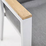 Стілець у вишуканому сріблястому кольорі KETTLER Rasmus, фото 4