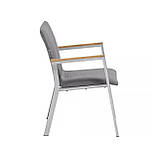 Стілець у вишуканому сріблястому кольорі KETTLER Rasmus, фото 3