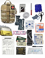 Аптечка тактическая военная укомплектована №3 в итоге с быстрым сбросом мультикам