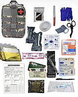 Аптечка тактическая военная укомплектована №3 в итоге с быстрым сбросом пиксель