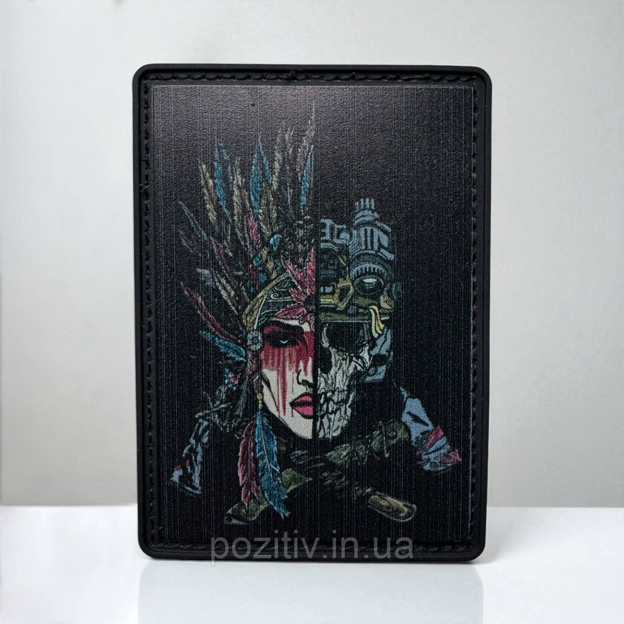 Патч шеврон "Війна та Культура" на липучці ПВХ, 70×50 мм, фото 1