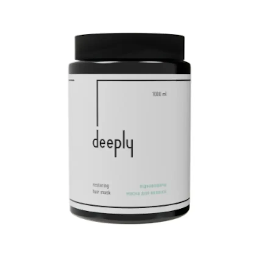 Відновлююча маска deeply restoring hair mask 1000 ml, фото 1