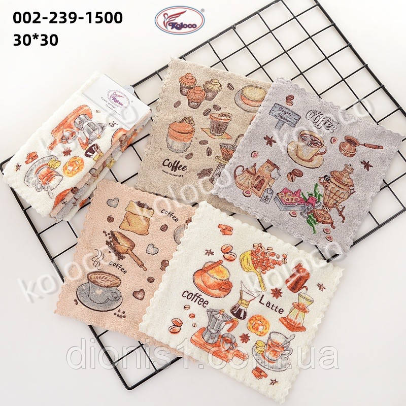 Кухонна серветка мікрофібра 30х30, 20 шт., фото 1