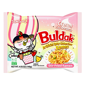 Локшина швидкого приготування SAMYANG Creamy Carbonara з куркою та вершковим соусом карбонарна 135г