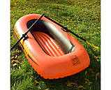 🧡Надувний човен Intex 58331 "EXPLORER" з двома веслами 185х94х41 см, Помаранчевий, фото 3
