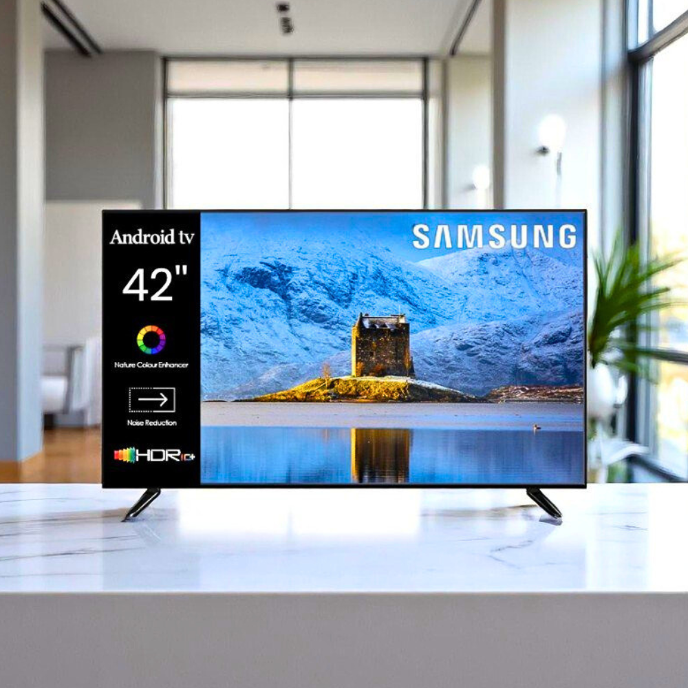 Плазма Smart TV 42" Samsung 4K UHD Телевізор Самсунг з Wi-Fi Bluetooth Ethernet Безрамковий телевізор 42 дюйми, фото 1