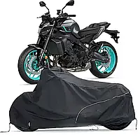 Захисний чохол для мотоцикла 205х130х70см, Розмір L, Чорний / Водонепроникний чохол-тент для мотоцикла