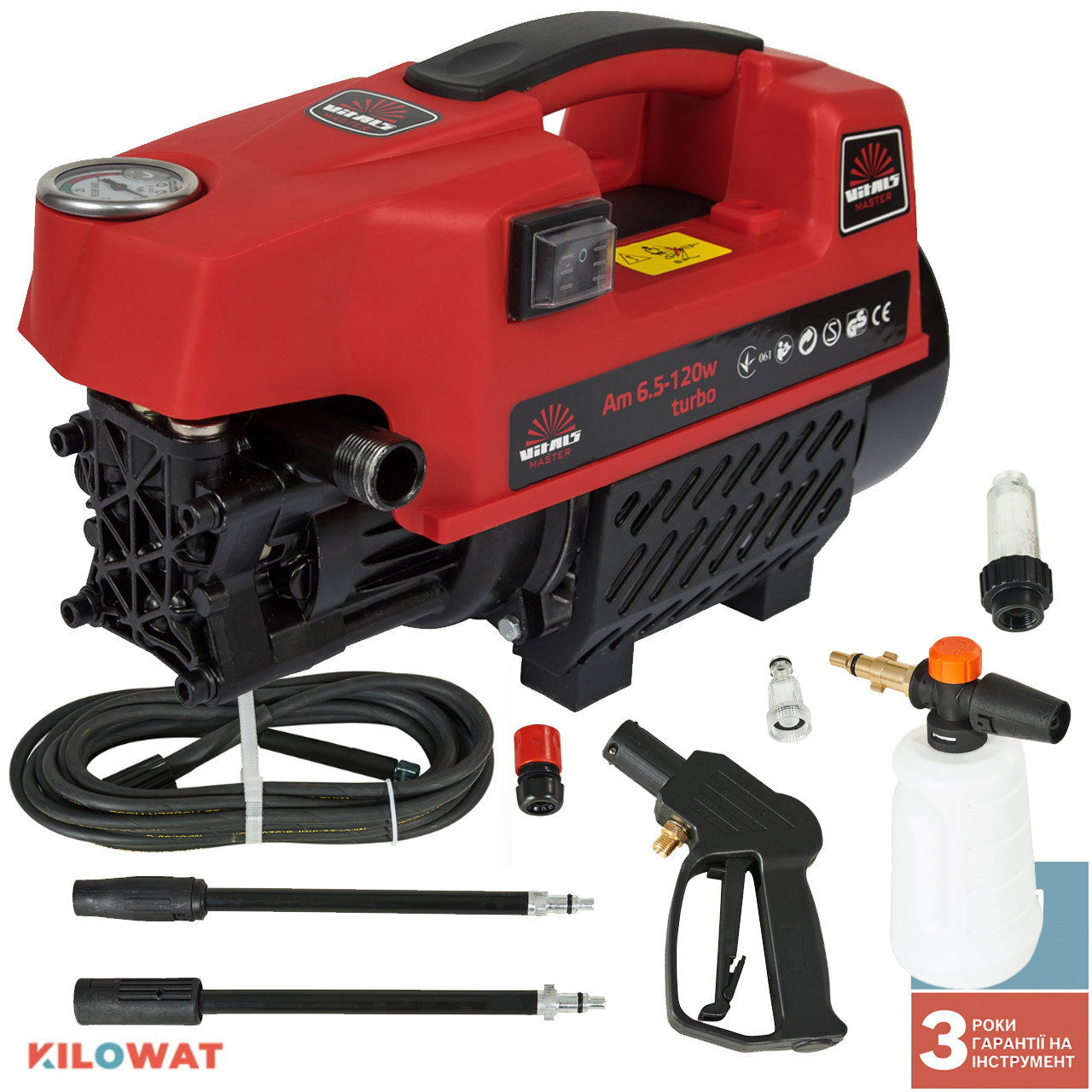 Мийка високого тиску Vitals Master Am 6.5-120w turbo, фото 1
