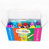 Пальчикові маркери DOT набір для творчості точкові, пальчикові фарби для малювання та живопису на водній основі, 12 кольорів, фото 4