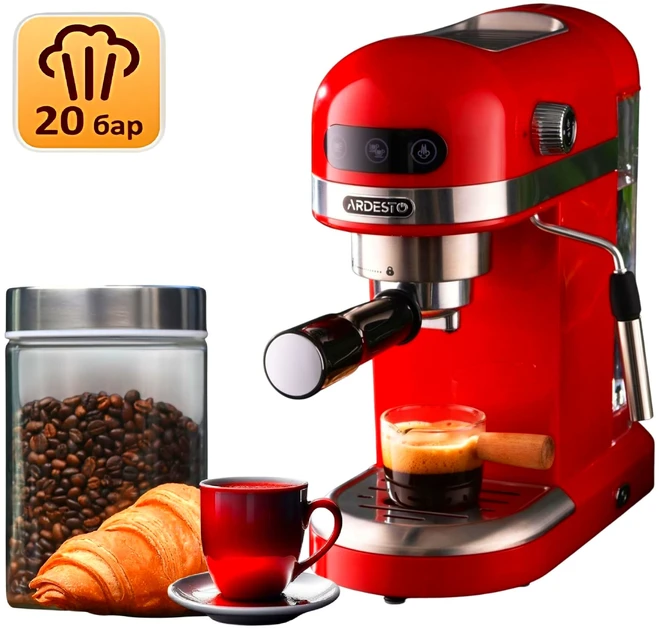 Кавоварка 20 барів Ardesto YCM-E1501, фото 1