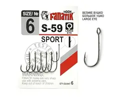 Рибальські гачки Fanatik Sport S-59 №6