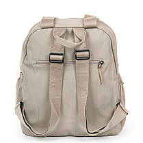 Рюкзак-сумка шкільний підлітковий світло-сірий міський легкий та м'який для дівчинки 5-11 клас один відділ Lanpad WA35015, фото 3