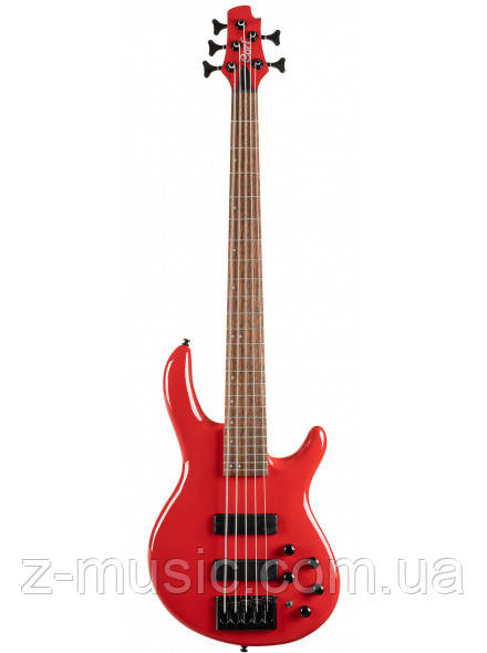 Бас-гітара CORT C5 Deluxe (Candy Red), фото 1