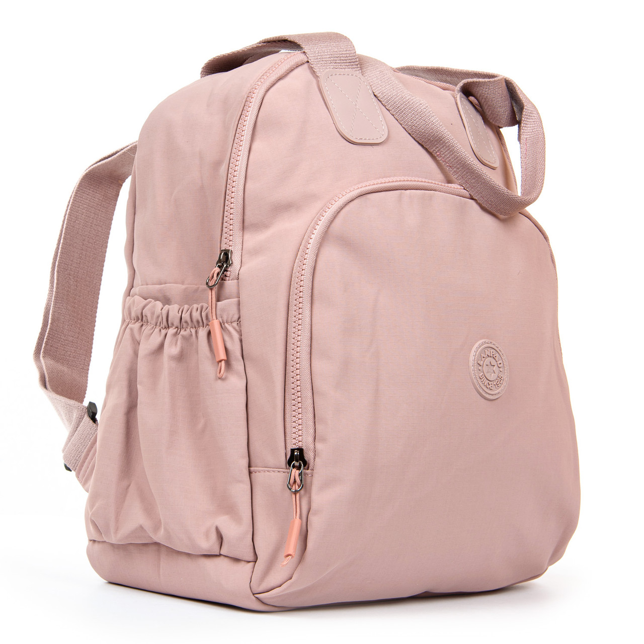Рюкзак-сумка шкільний підлітковий рожевий міський легкий та м'який для дівчинки 5-11 клас один відділ Lanpad WA35015