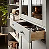 IKEA IDANÄS Високий шафа зі скляними дверцятами / 1 ящик, білий (104.878.40), фото 6