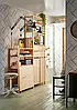 2 секційна шафа зі складним столом, сосна, 175х30х226 см IVAR (594.702.11) IKEA, фото 3