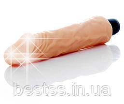 Реалістичний вібратор з кібершкіри з мультишвидкісною вібрацією Flurry Vibrator, фото 5