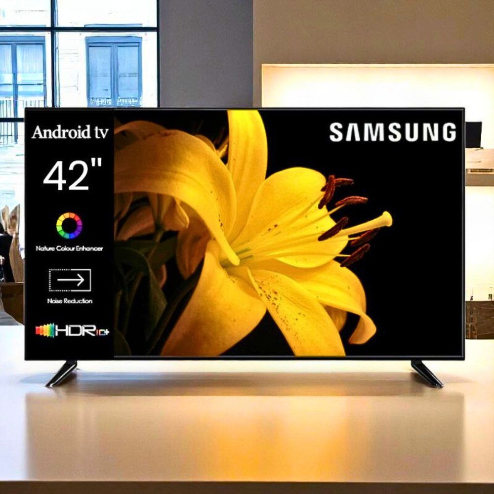 Телевізор 4K UHD Samsung Безрамковий телевізор 42 дюйми Плазма Smart TV 42" Самсунг з Wi-Fi Bluetooth Ethernet, фото 1