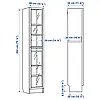 IKEA Вітрина BILLY / OXBERG ( 392.873.98), фото 6