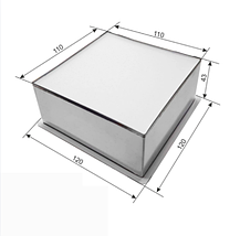 Led світильник Грильято LIGHT CLUB 10Вт 5000К ячейка 120х120 внутрішня 110х110мм LC10Вт-120-4К Холодний білий, 5000К, фото 2