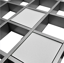 Led світильник Грильято LIGHT CLUB 10Вт 5000К ячейка 120х120 внутрішня 110х110мм LC10Вт-120-4К Холодний білий, 5000К, фото 3