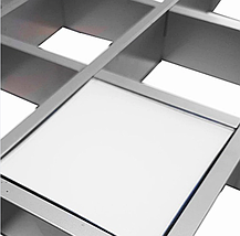 Led світильник Грильято LIGHT CLUB 10Вт 5000К ячейка 120х120 внутрішня 110х110мм LC10Вт-120-4К Холодний білий, 5000К, фото 4