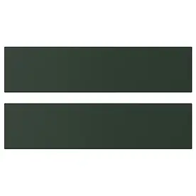 ГАВСТОРП фронтальна панель шухляди, насичений зелений, 40x10 см