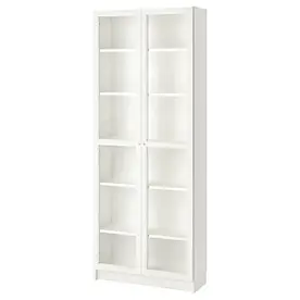 IKEA BILLY / OXBERG (690.178.28) Шафа/Сервант, білий