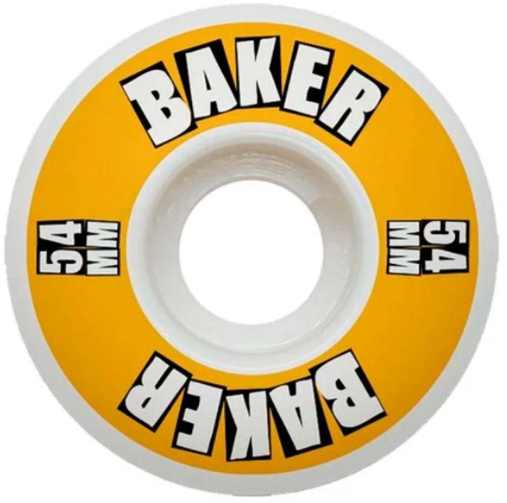 Колеса для скейтборду BAKER Brand Logo Ylw 54mm, фото 1