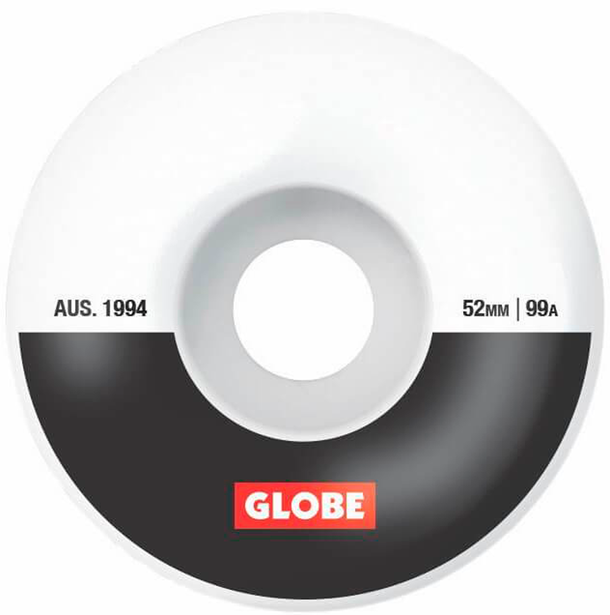 Колеса для скейтборда GLOBE G1 STREET WhtBlkBar 52mm, фото 1