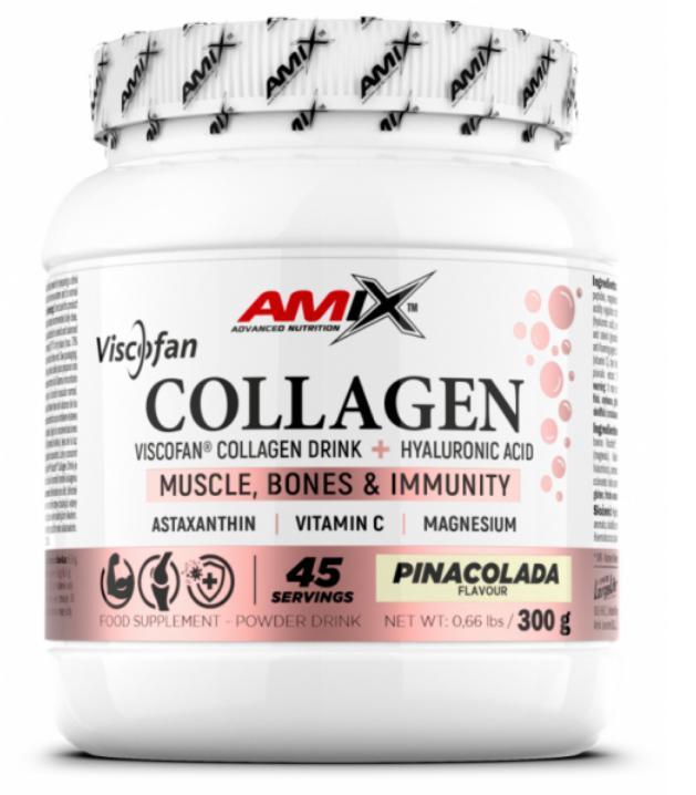 Коллаген AMIX Collagen Viscofan Drink Cмак : Pinacolada 300 грамм, фото 1