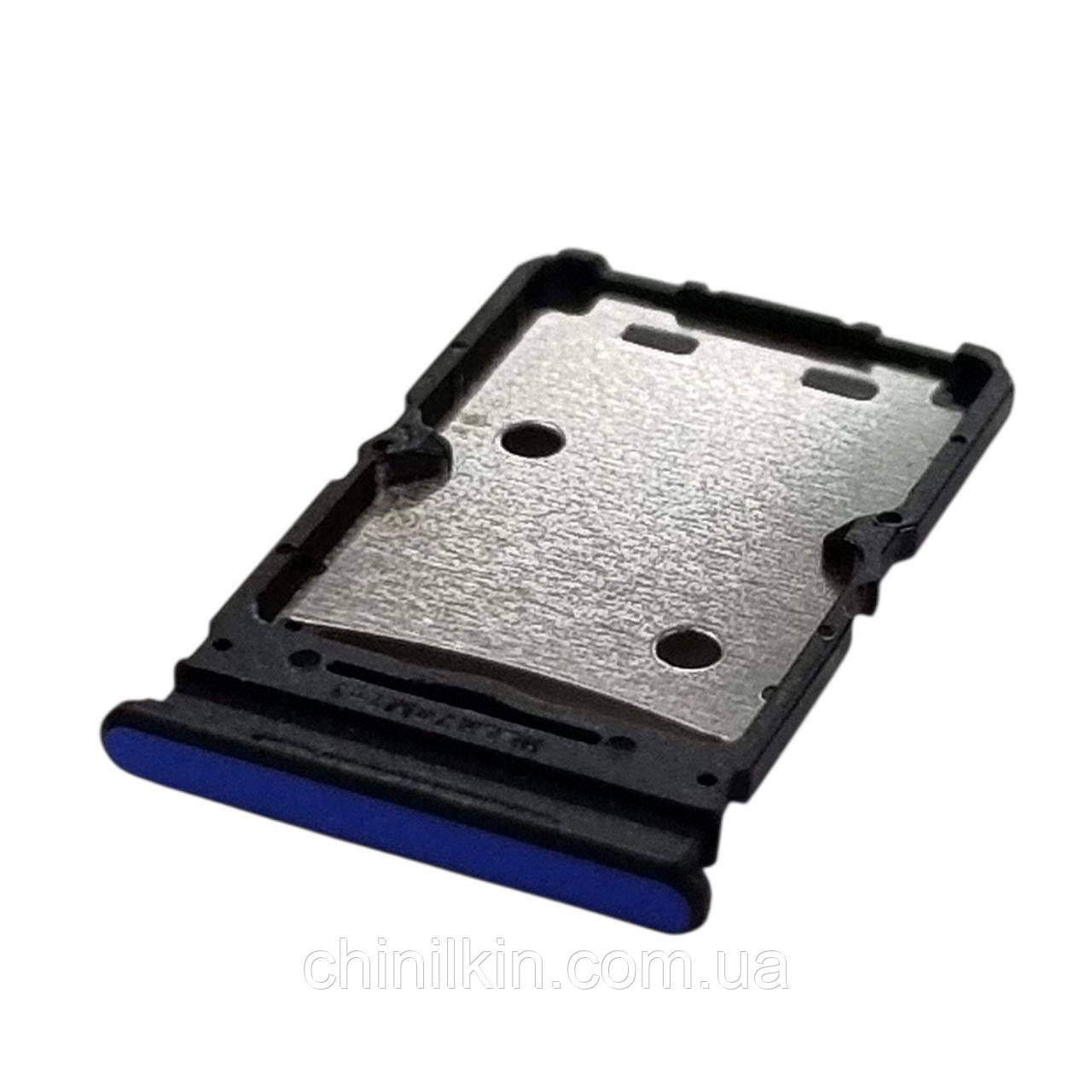 SIM лоток для TECNO Pova 5 (LH7n)/Tecno Pova 5 Pro (LH8n) Blue, фото 1