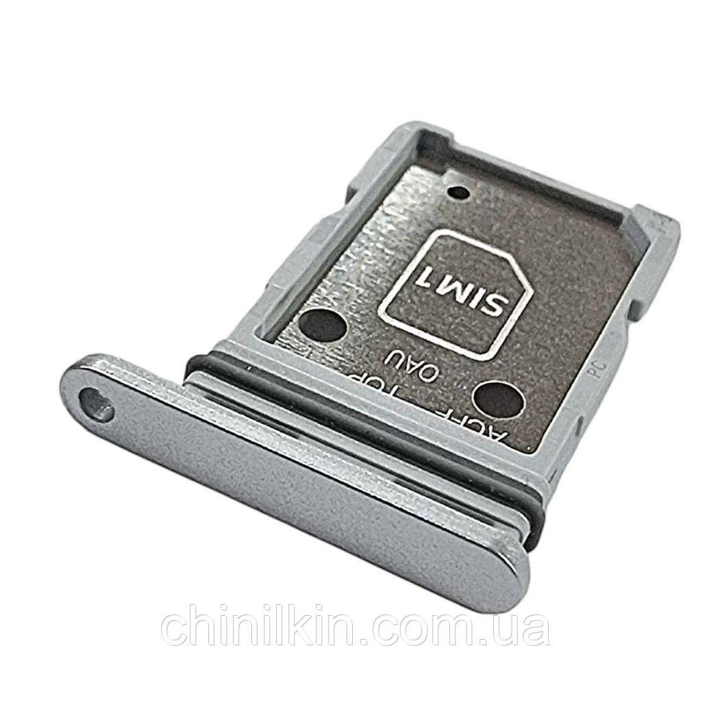 SIM лоток для Samsung A36 Silver, фото 1