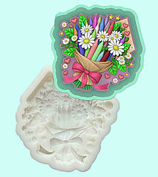 Силіконовий молд для шоколаду, зефіру та ін "БУКЕТ з олівцями"