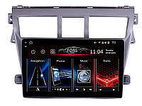 Автомагнітола штатна FORS.auto FS 2 ULTRA для Toyota Vios (2+32Gb, 9", silver) 2007-2013