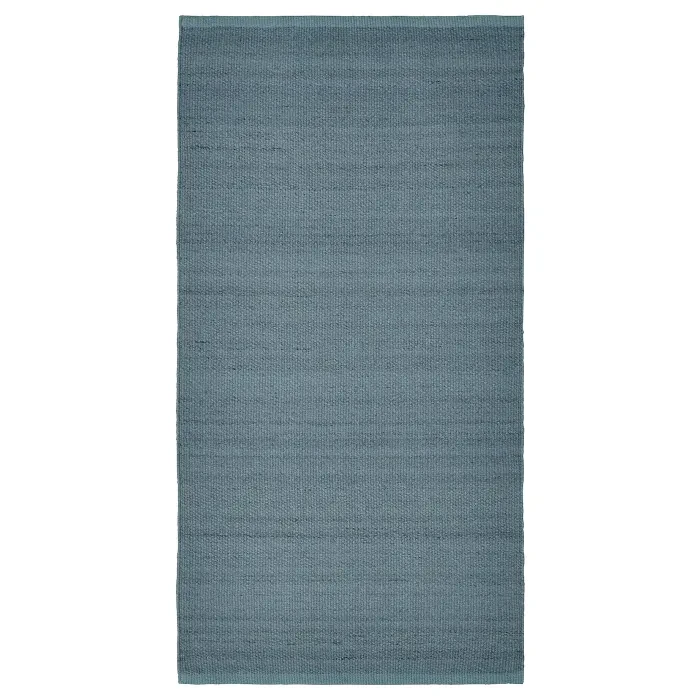 TIDTABELL Килим безворсовий, сіро-синій, 80х150 см., фото 1