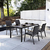 Крісло з інноваційного матеріалу Sunbrella® Rasmus KETTLER антрацит