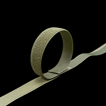 Липучка контактна 25 мм колір світлий-хакі стрічка-гачки та стрічка-петлі комплект з відповідною частиною loop/hook