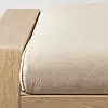 POANG Крісло/табурет для ніг, дубовий шпон, вибілений/Глянець кремовий, фото 6