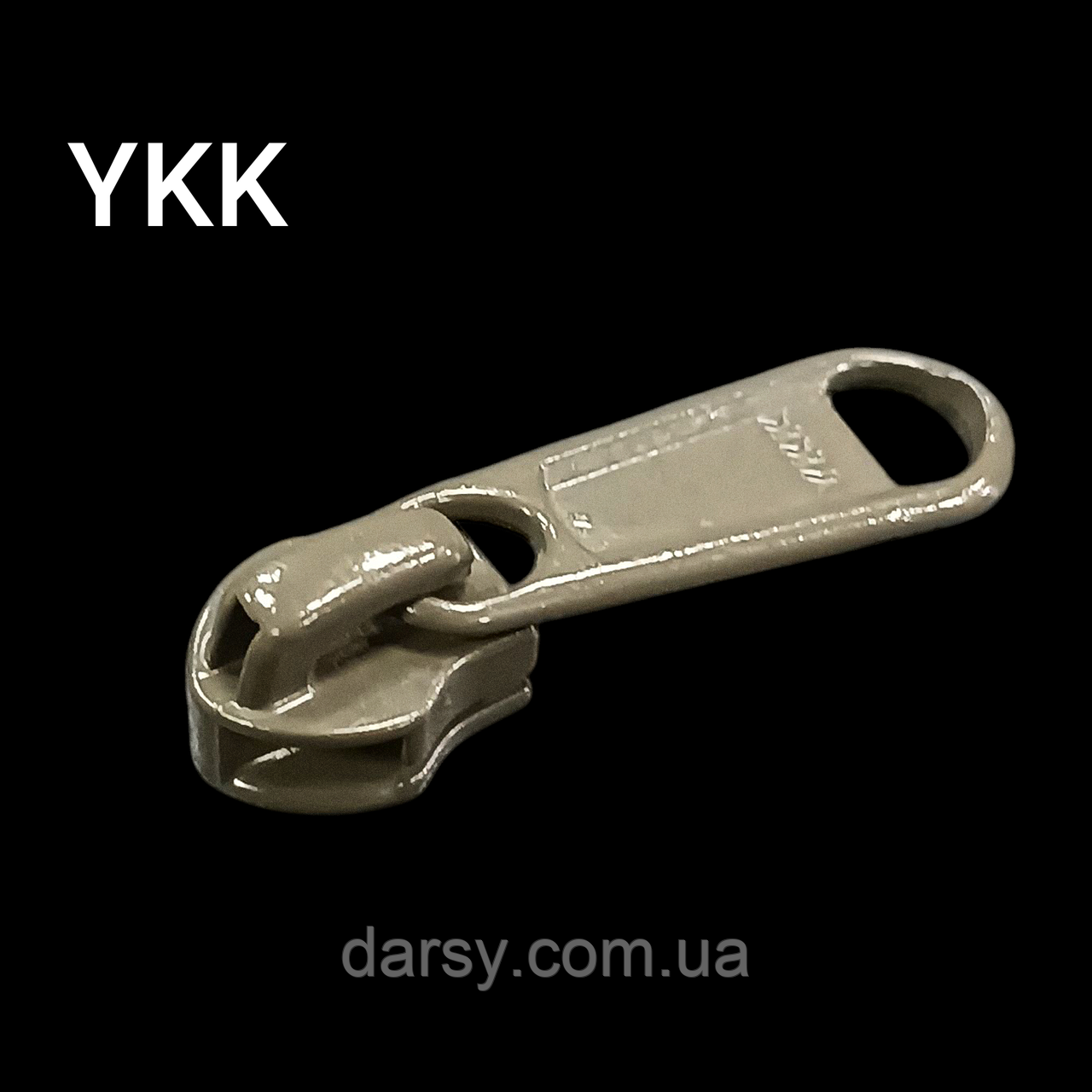 Бігунок 5 RC DFL E на спіральну молнію колір 565 (хакі), фото 1