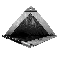 Тент укривний 8×10 м • 200 г/м² • Сіро-чорний • Міцний та вологостійкий • TM "MS Tool"