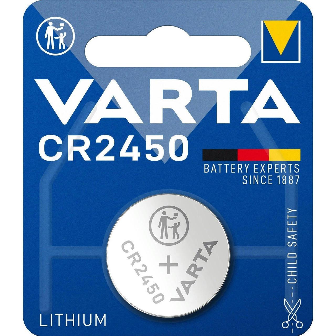 Батарейка таблетка Varta CR 2450